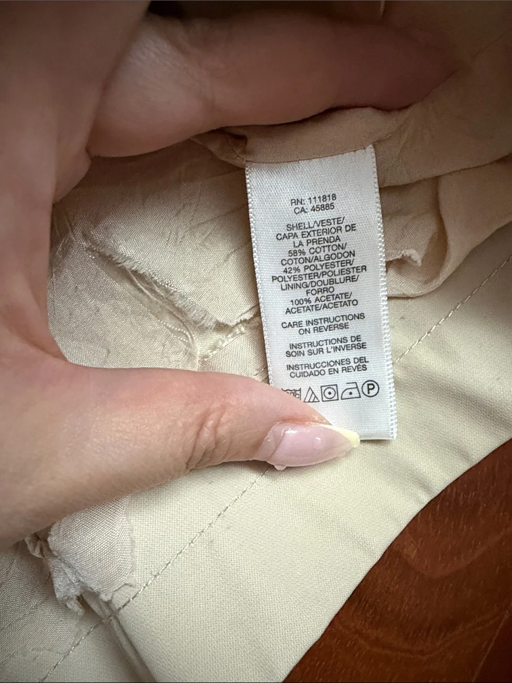 Light Beige Double-Breasted Women’s Trench Coat